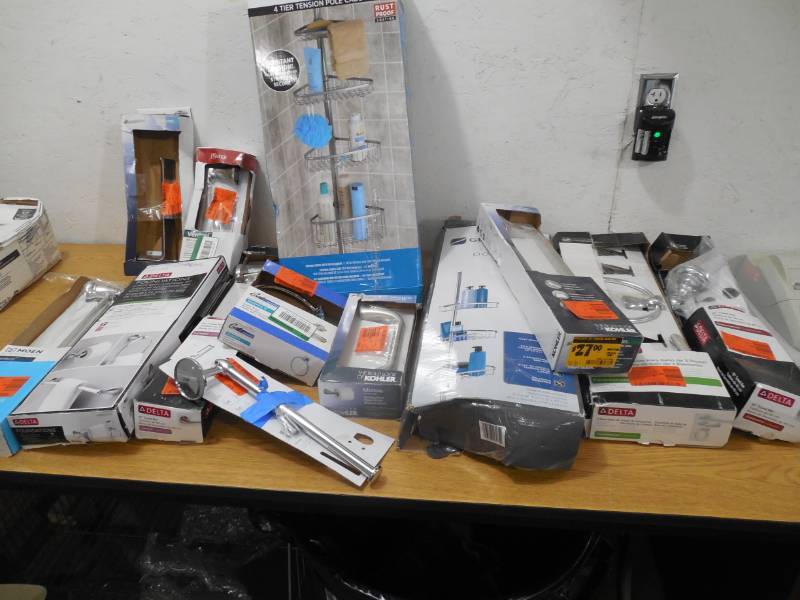 lot 78 image: Assorted lot of Towel bars,  paper holders.