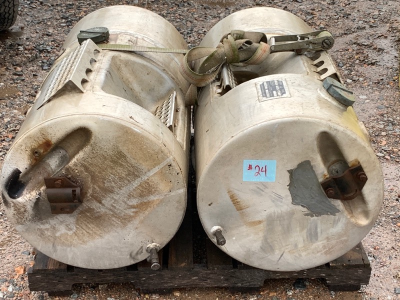 lot 24 image: (2) Mack Truck Fuel Tanks