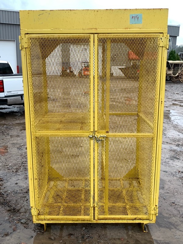 lot 19 image: Steel Safety Storage Cabinet