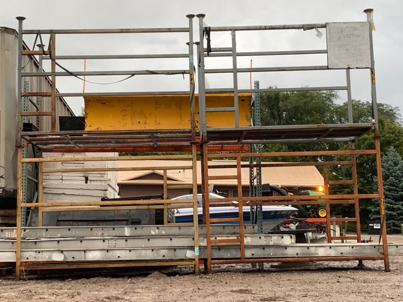 lot 7 image: (1) Commercial Stackable Steel Scaffolding Rack