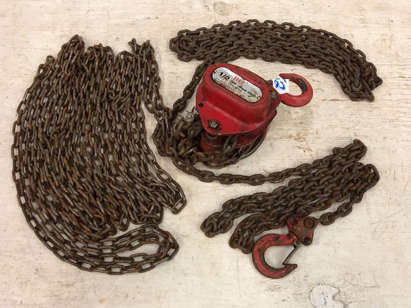 lot 52 image: HIT 12-Ton Chain Hoist