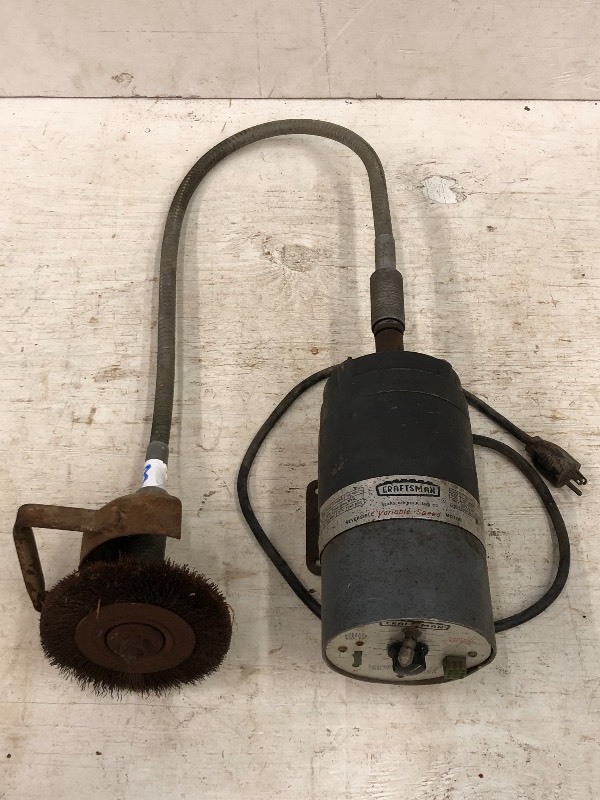 lot 73 image: Craftsman Variable Speed Wire-Wheel Brush