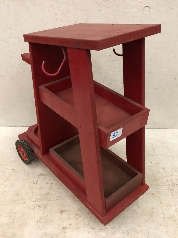 lot 83 image: Wooden Cutting Torch Cart