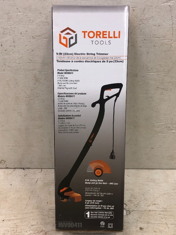lot 104 image: Unused Electric String Trimmer