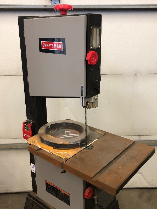 lot 1-A image: Craftsman 14 Bandsaw