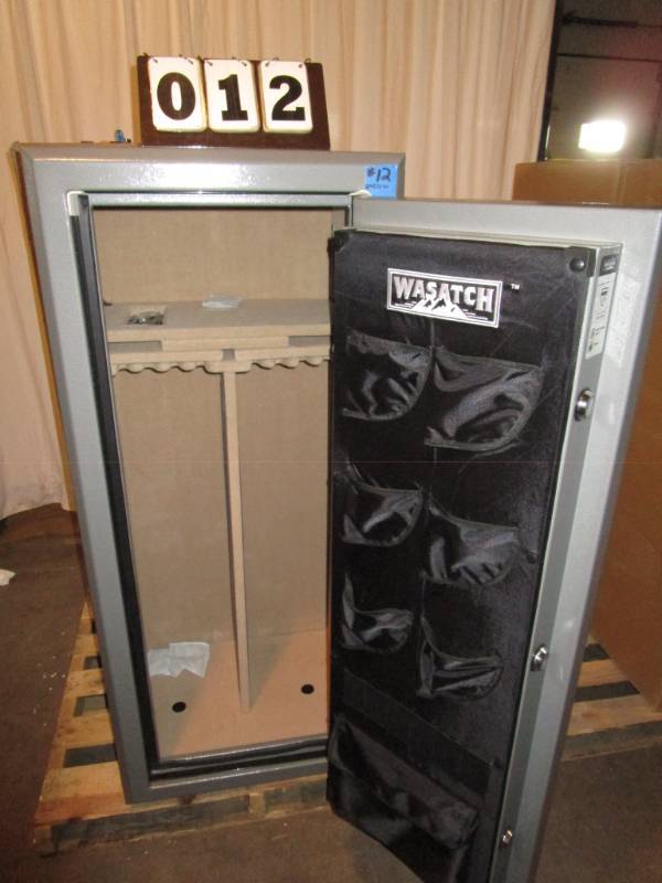 lot 12 image: Wasatch 24 Gun Safe - Combination Lock