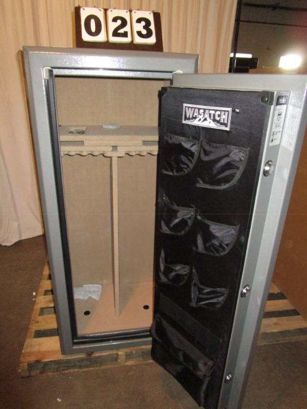 lot 23 image: Wasatch 24 Gun Safe - Combination Lock