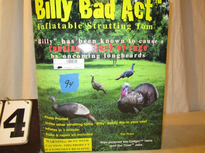 lot 94 image: Billy Bad Act Inflatable Strutting Tom Decoy
