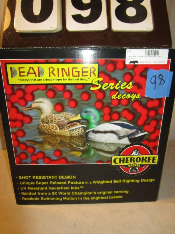 lot 98 image: Cherokee Dead Ringer Decoys
