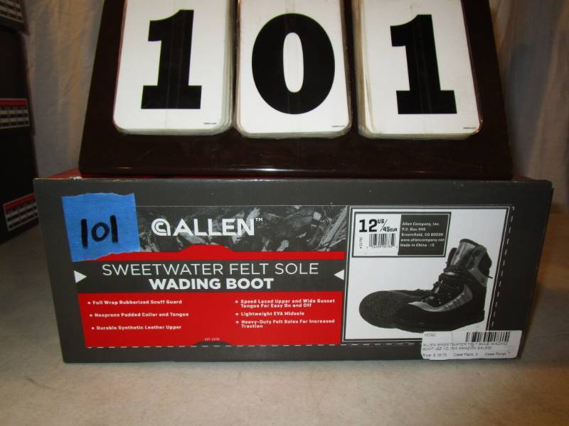 lot 101 image: Allen Wading Boots - size 12