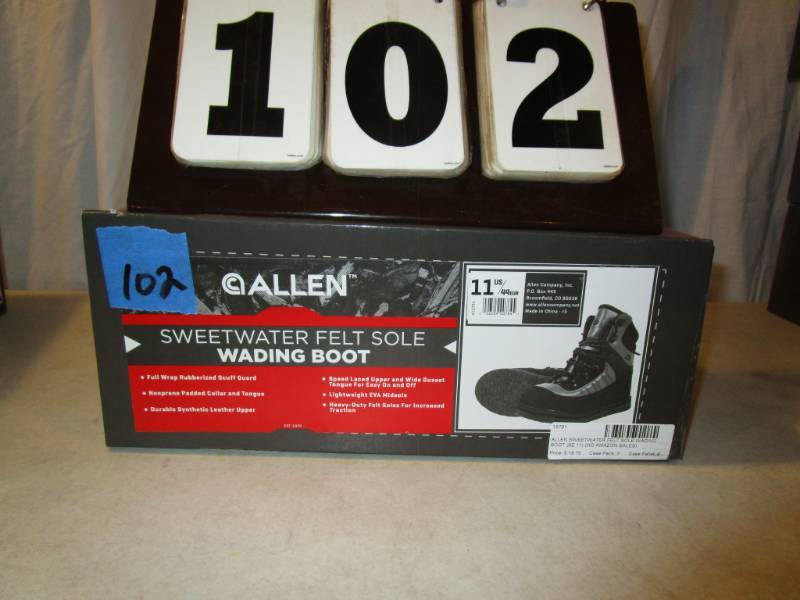 lot 102 image: Allen Wading Boots - size 11