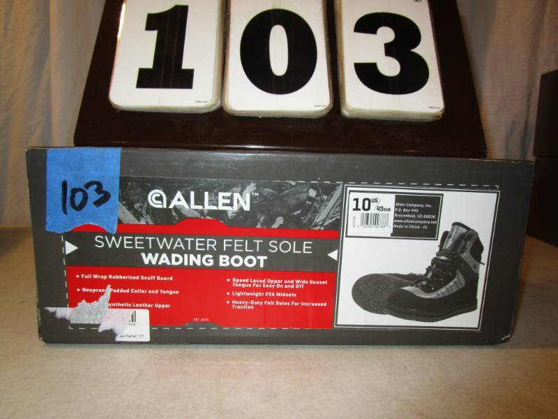 lot 103 image: Allen Wading Boots - size 10