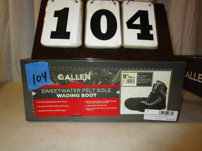 lot 104 image: Allen Wading Boots - size 9
