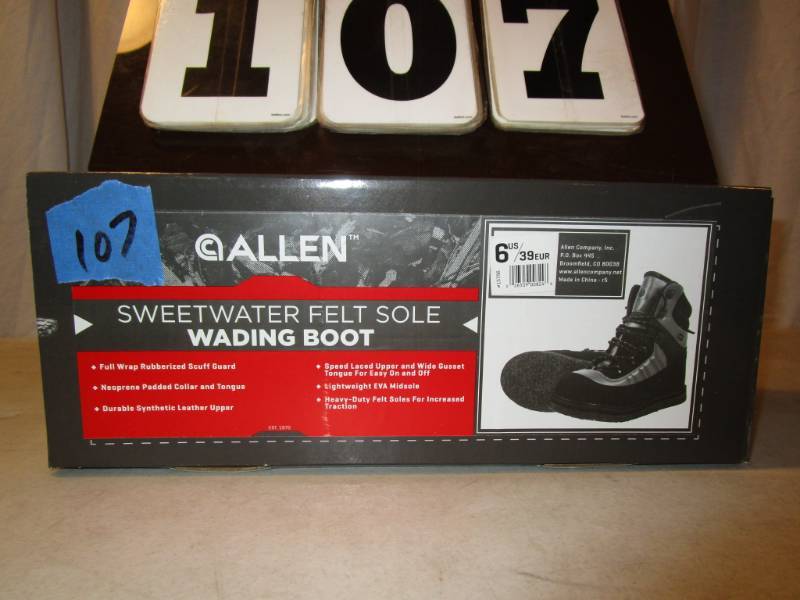 lot 107 image: Allen Wading Boots - size 6