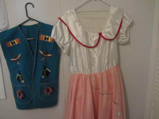 lot 57 image: Poodle Skirt Dress, Vest
