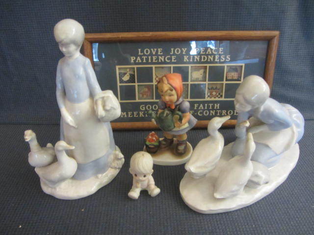 lot 63 image: Ceramic Figures, Framed