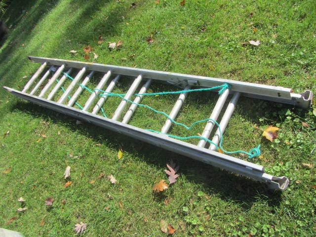lot 109 image: Aluminum Extension Ladder