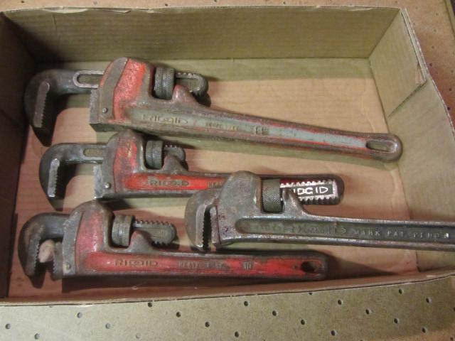 lot 162 image: Pipe Wrenches