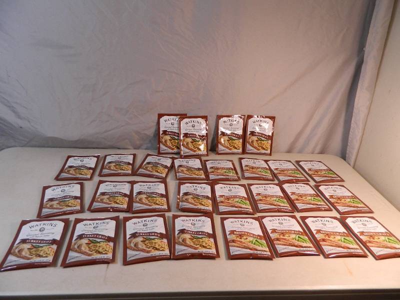 lot 43 image: 28 New Packets of Watkins Gravy Mixes