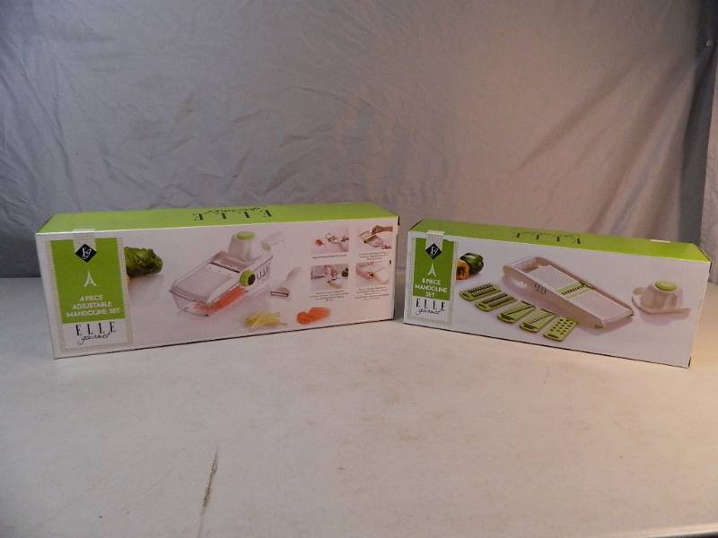 lot 64 image: 2 New Elle Gourmet Mandoline Sets