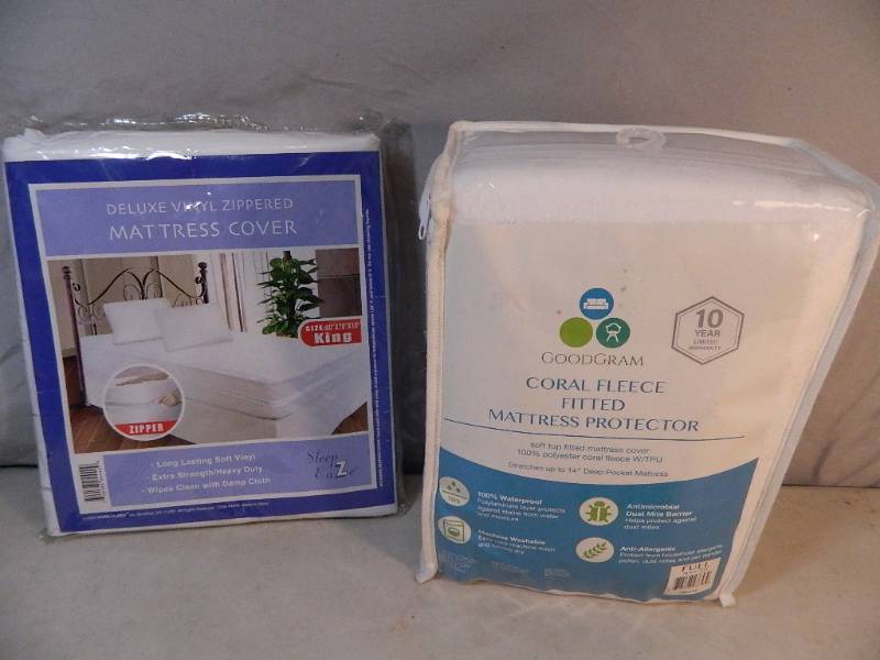 lot 80 image: 2 New Mattress ProtectorCovers