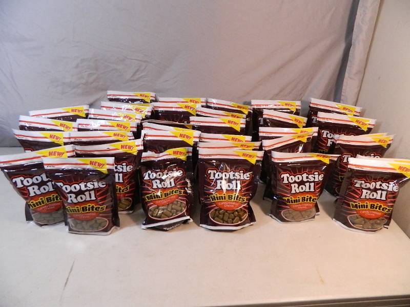 lot 85 image: 3 New Cases of Tootsie Roll Mini Bites