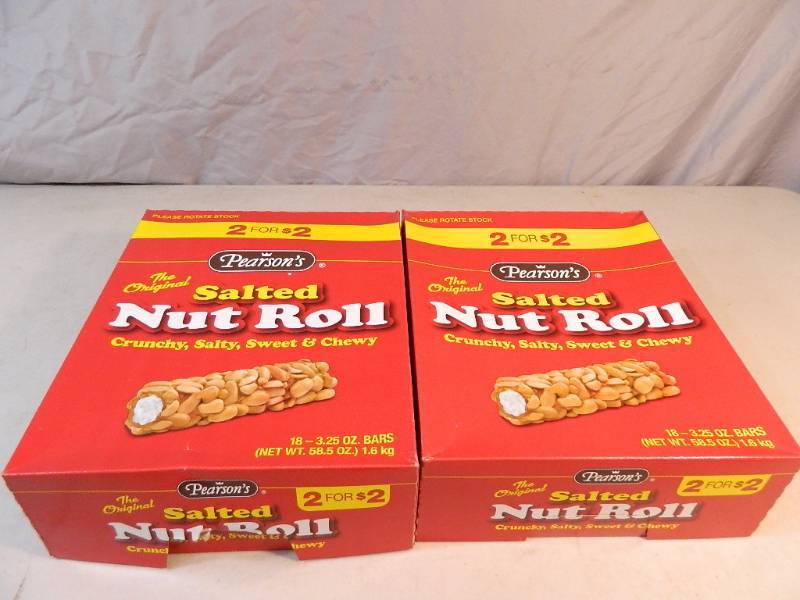 lot 93 image: 2 New Cases of Pearsons Salted Nut Rolls