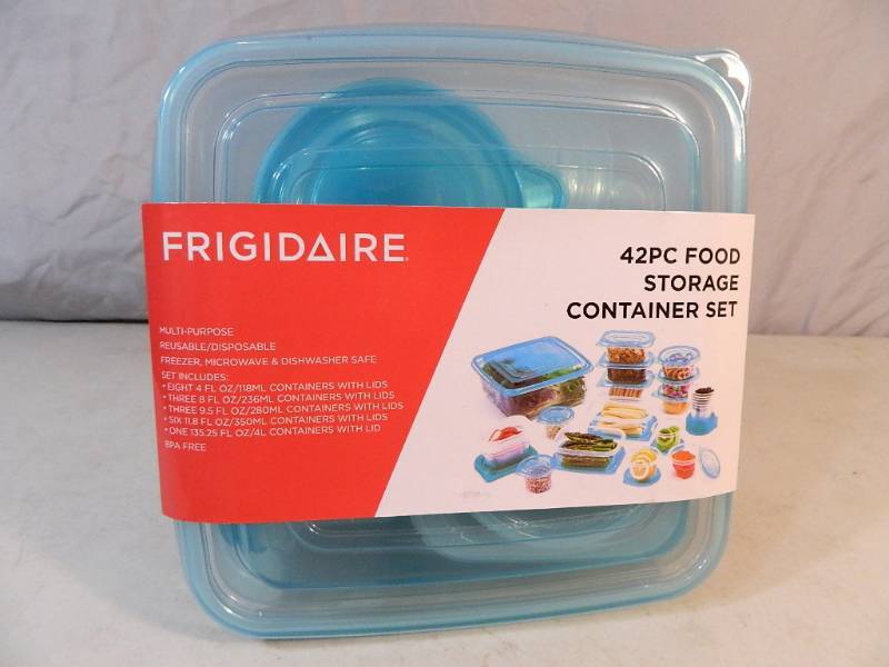 lot 97 image: New Frigidaire 42 Piece Food Storage Container Set