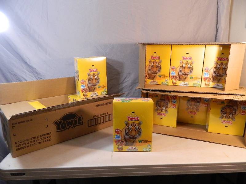 lot 100 image: 3 Cases of Yowie 100% Milk Chocolate Eggs with a Surprise in Each Egg