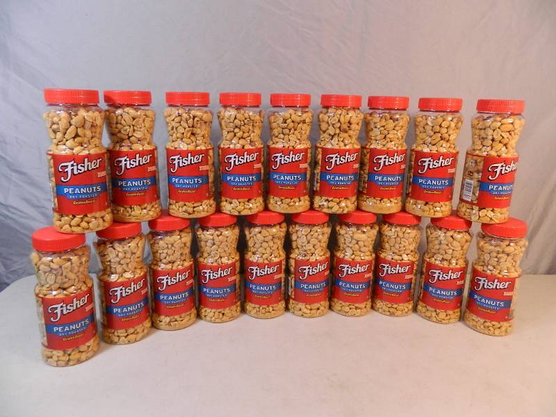lot 103 image: 19 Cans of Fisher Peanuts