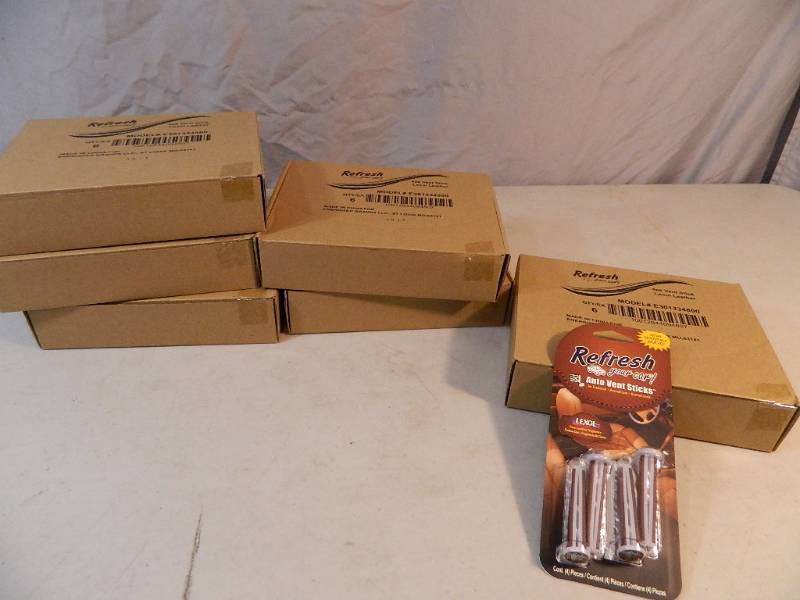 lot 110 image: 6 Cases of Refresh Car Air Fresheners
