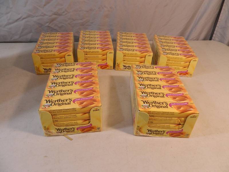 lot 114 image: 6 Cases of Werthers Original Soft Caramels