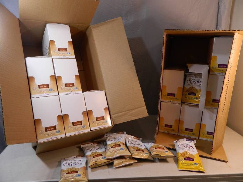 lot 124 image: Cases of Crunchmaster Crisps