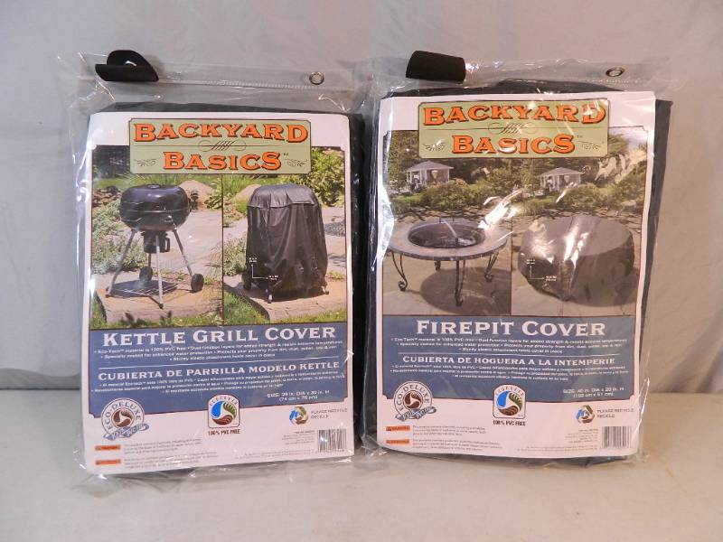 lot 128 image: New Firepit Cover and New Grill Cover