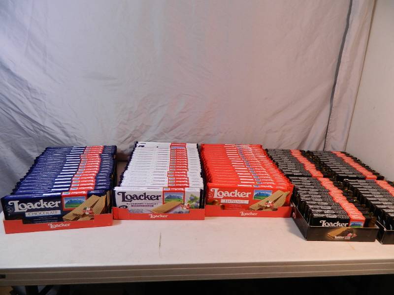 lot 132 image: Large Lot of Loacker Wafers