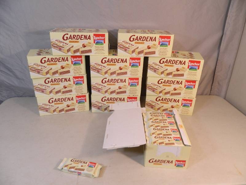 lot 148 image: 12 New Cases of Loacker Hazelnut White Wafers