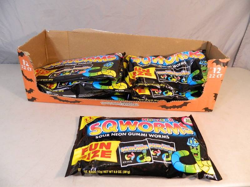 lot 171 image: 8 New Bags of Nuclear SQ Worms