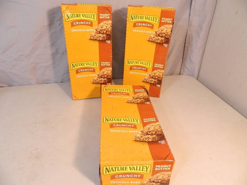lot 186 image: 3 New Cases of Nature Valley Crunchy Granola Bars