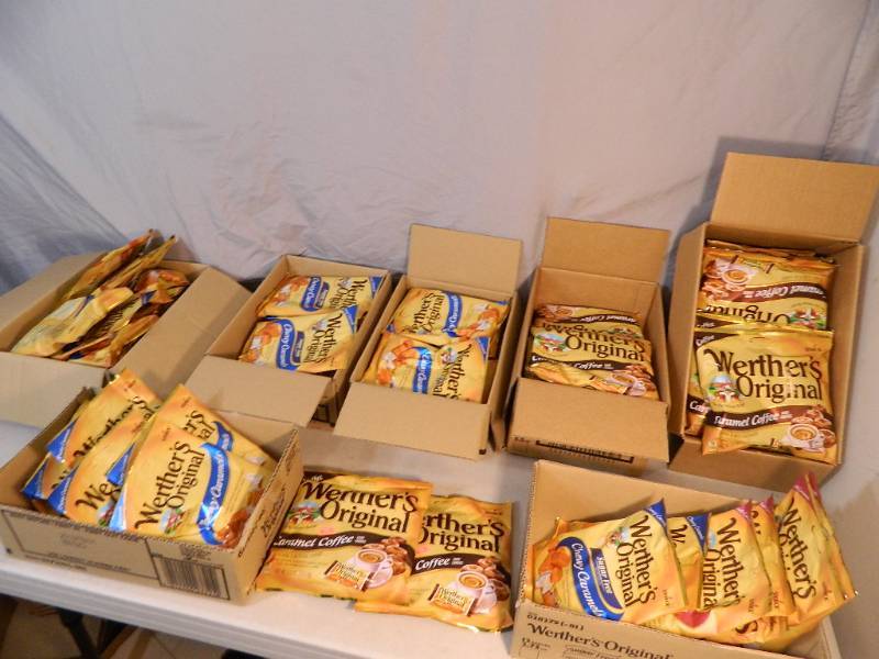 lot 214 image: Large Lot of Werthers Candy