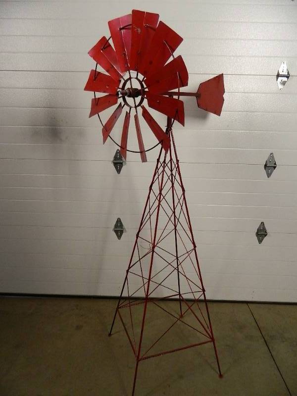 lot 14 image: 75 inch Handmade Windmill