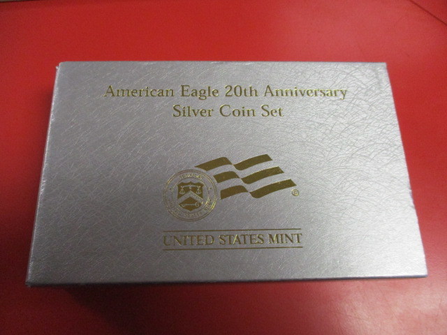 2006 20th Anniversary Silver Eagle 3 Coin Mint Set