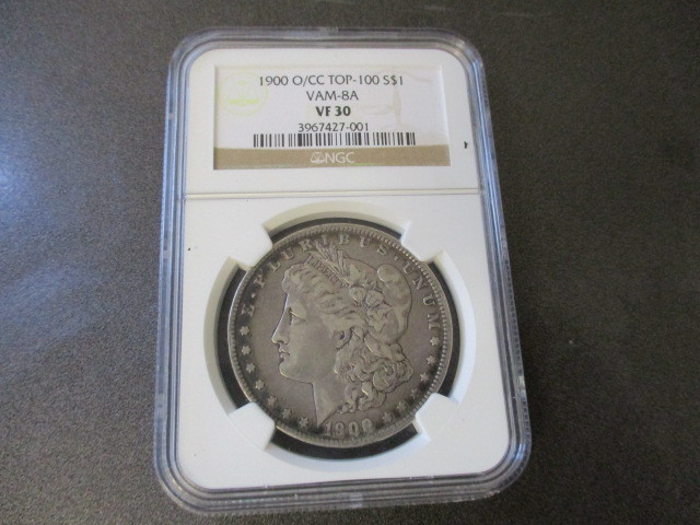 NGC Certified VF30 1900 OCC (New Orleans Mint over Carson City) VAM 8A
