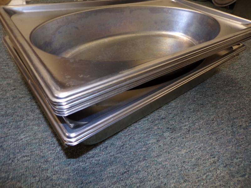 lot 144 image: Lot of Stainless Steel Pans