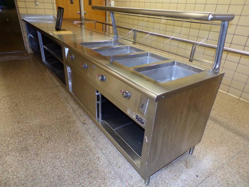 lot 145 image: Stainless Steel Serving Table with Warmer 15