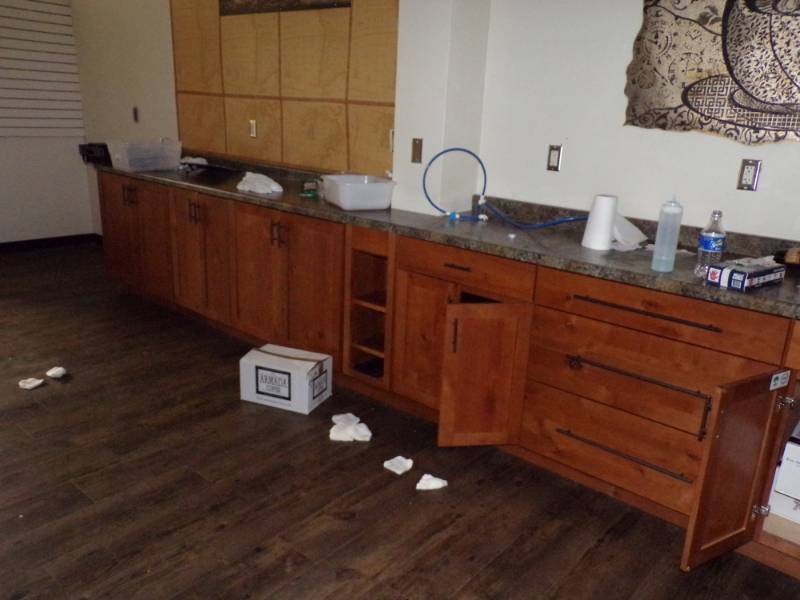 lot 163 image: Room Lot of of Student commons, base cabinets
