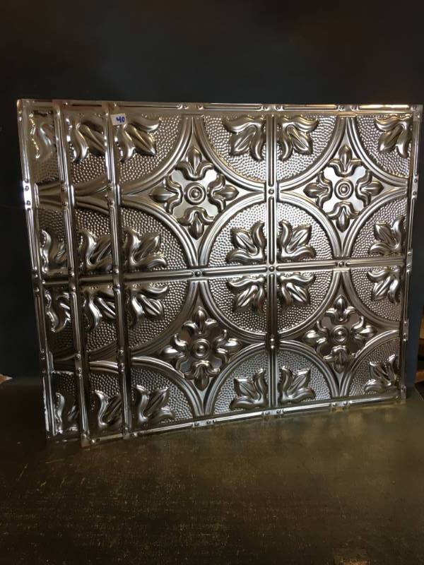 lot 40 image: Metal Ceiling Tiles