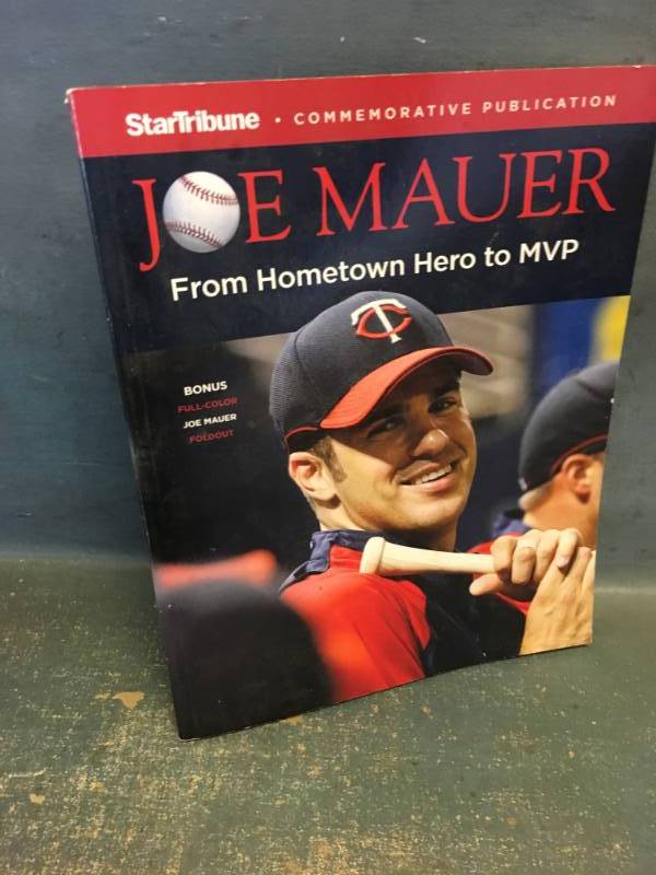 lot 56 image: Joe Mauer Book