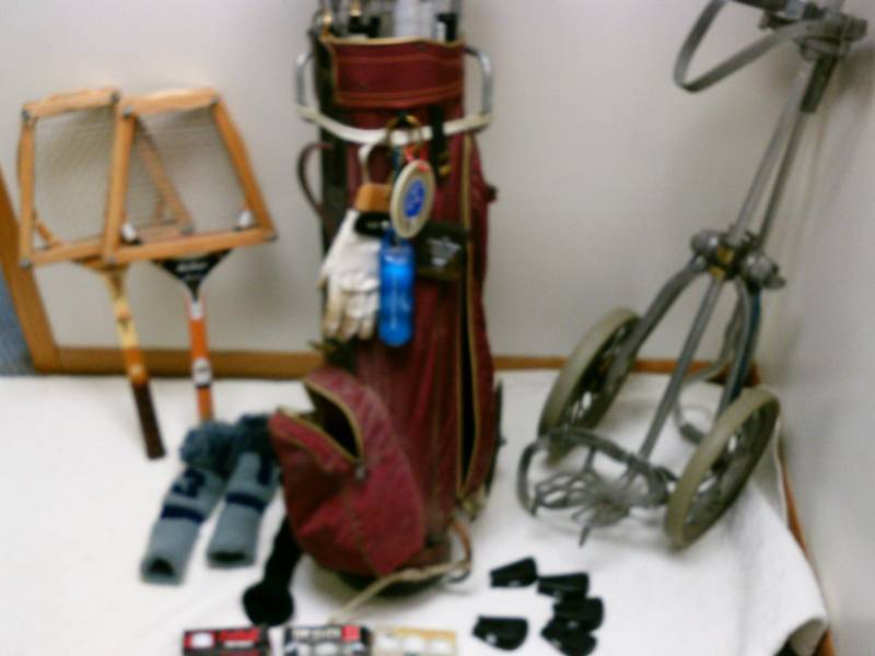 lot 35 image: Golf & Tennis Lot- Wilson Clubs
