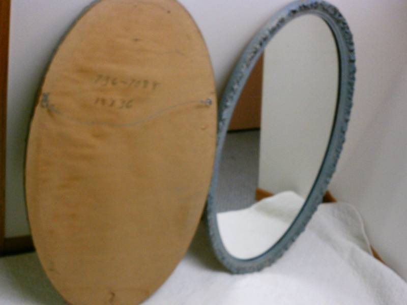 lot 36 image: Oval Mirrors (2)
