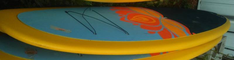 lot 209 image: 10 ft paddle board with adjustable paddle